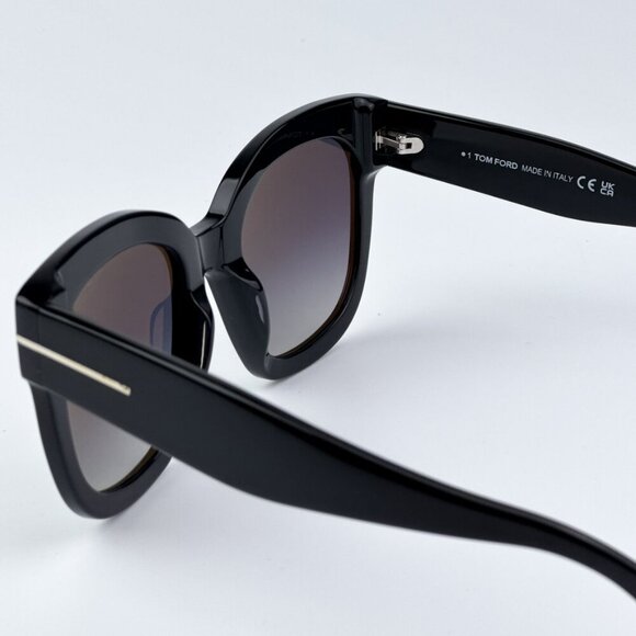Tom Ford FT0613/S 01D BEATRIX-02 BRAND NEW Sunglasses Black Polarized Women - Picture 9 of 11